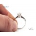  18К Бяло Злато Пръстен  със Сертифициран IGI  Диамант Bloom Jewellery